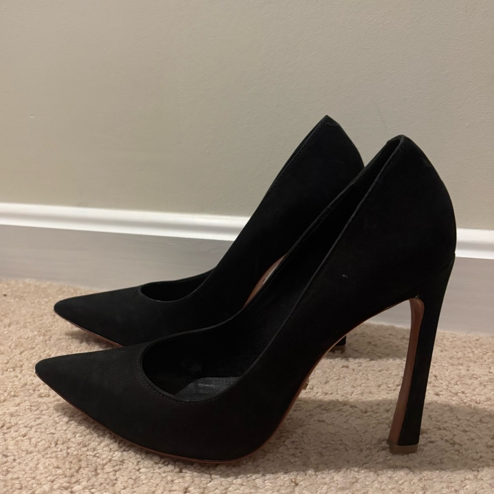 Schutz suede stilettos